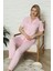 Bayan 5 Düğme Pijama Takımı 5