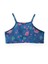 Kız Çocuk Flamingo Desenli Mavi Fırfırlı Havuz Plaj Bikini Takımı 2