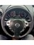 Dikişli Direksiyon Kılıfı Noktalı Deri Karbon Deri Siyah Dikişli Nissan Qashqai Için 1