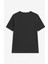 Kadın Bisiklet Yaka Basic Düz Kısa Kollu Gri T-Shirt 3