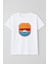 Erkek Bisiklet Yaka %100 Pamuk Köyceğiz Baskılı Kısa Kollu T-Shirt 2