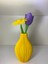 Sarı Dekoratif 3D Baskı Plastik Vazo – Modern Masa ve Raf Dekoru 1