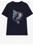 Erkek %100 Pamuk Bisiklet Yaka Yazı Baskılı T-Shirt 2