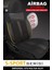 Peugeot 307 Sw 2002-2008UYUMLU Oto Koltuk Kılıfıs-Sport Serisi- Sarı 3
