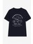 Erkek %100 Pamuk Bisiklet Yaka Motor Baskılı T-Shirt 2
