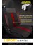 Opel Corsa 2006-2015UYUMLU Oto Koltuk Kılıfıs-Sport Serisi- Kırmızı 4