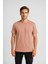 Erkek %100 Pamuk Basic T-Shirt 1
