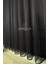 Saf Elegans Koyu Antrasit Renk (1x2.5 Pile Dikişli) Orjinal Ağır Gramajlı Tül Perde 3