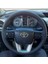 Dikişli Direksiyon Kılıfı Siyah Deri Siyah Dikişli Toyota Hilux Için (Fotodaki Direksiyon) 1
