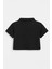 Kadın Polo Yaka Fermuarlı Crop T-Shirt 2