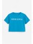 Kadın Bisiklet Yaka Kısa Kollu Crop T-Shirt 2