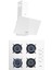 & Afm Tech Fethy Series Beyaz Cam Ankastre Set ( Ferre QBL62CB + D087 + Afm 2201 ) 3