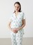 Yeni Sezon Gomlek Yaka Desenli Hamile Pijama Takimi - S57885Z8 2