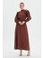 Kahverengi Mia Elbise 3