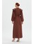 Kahverengi Mia Elbise 5