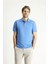 Polo Yaka Regular Fit Nakışlı Tişört 1