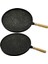 Çift Taraflı Döküm Granit Bazlama - Gözleme Tavası 36CM (4172) 1