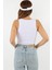 Kadın Cotton 3’lü Set Antrasit, Beyaz, Siyah Pamuklu Basic Fitilli Atlet 3