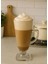 6 Adet Ayaklı Kulplu Latte Sıcak Çikolata Sahlep Frappe Bardağı Cup 270 ml 1
