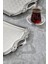 Tepsi Silver 2'li Ikramlık Sunumluk Servis ve Çay Tepsisi Çay ve Kahve Tepsisi Kulplu Çay Tepsisi 3