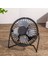 Masaüstü Metal Siyah USB Fan Masa Üstü Vantilatör Serinletici Mini Vantilatör Fan Mini Klima 14CM 1