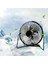 Masaüstü Metal Siyah USB Fan Masa Üstü Vantilatör Serinletici Mini Vantilatör Fan Mini Klima 14CM 4