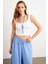 Kadın Ekru Basic Crop Atlet TOP06 3