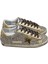Women's Super-Star Golden Goose Glitter Sneaker - Gold Glitter Leopard Laces-Kadın Ayakkabı Sneakers 2