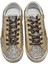 Women's Super-Star Golden Goose Glitter Sneaker - Gold Glitter Leopard Laces-Kadın Ayakkabı Sneakers 4