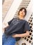 Kadın Yıkamalı Antrasit Oversize Tişört – “stay Close To People Who Feel Like Sunshine” Baskılı 2