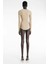 V Yaka Düğmeli Ekru Body Slim Fit Kadın Triko Body Suit 70% Viskon 2