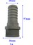 Plastik Hortum Rekoru 20X26MM - 3/4 Dişli 2