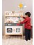 Ledli Ahşap Oyuncak Mutfak ~ Montessori Mutfak, Çocuk Mutfağı, Hediye Halı DBK101 1
