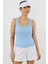 Kadın Cotton Premium Doku Mavi Pamuklu Basic Fitilli Atlet 7