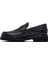 Erkek Siyah Deri Casual Loafer 25WFD7049FT 2