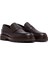Erkek Kahverengi Deri Casual Loafer 25WFD7049FT 3