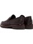 Erkek Kahverengi Deri Casual Loafer 25WFD7049FT 5