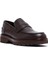 Erkek Kahverengi Deri Casual Loafer 25WFD7049FT 6
