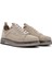 Erkek Bej Bağcıklı Süet Deri Sneaker 25WFD633110 3