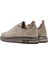 Erkek Bej Bağcıklı Süet Deri Sneaker 25WFD633110 5