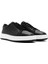 Erkek Siyah Bağcıklı Deri Sneaker 25WFD630718 3
