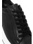Erkek Siyah Bağcıklı Deri Sneaker 25WFD630718 9