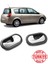 Renault Scenic 2 Iı 2003-2009 Uyumlu Iç Kapı Açma Kolu Krom Sağ ve Sol 2 Adet Takım 1