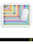 Beyaz Renkli Çarpım Tablosu Desenli Ergonomik Mouse Pad - 23 cm x 19 cm - Kaydırmaz Taban Ev ve Ofis Kullanımı Için Ideal Fare Altlığı Mousepad 4