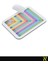 Beyaz Renkli Çarpım Tablosu Desenli Ergonomik Mouse Pad - 23 cm x 19 cm - Kaydırmaz Taban Ev ve Ofis Kullanımı Için Ideal Fare Altlığı Mousepad 5