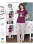 Kadın Homewear Mide Stars Pijama Baskalı Takımı Yeni Sezon 1