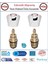 Musluk Kapak Takımı - %100 Prinç - Contalı - Orjinal- 2 Adet 2