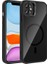 Apple iPhone 11 Kılıf Standlı ve Kamera Lens Hediyeli M-Safe Şarj Özellikli Zore Etro Kapak 3