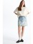 Yeni Sezon Standart Fit Kadin Jean Etek - S59921Z8 1