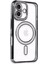 iPhone 16 Kılıf Joke Simli Magneticsafe Kılıf - Siyah 1